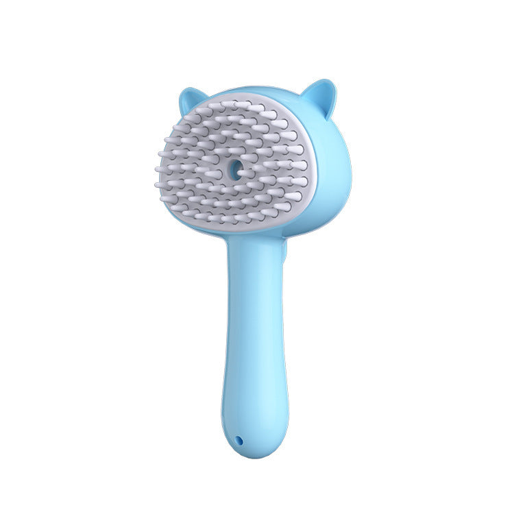 Hair Cleaning Brush With Mist Multifunctional Cat Grooming Brush Rechargeable Se