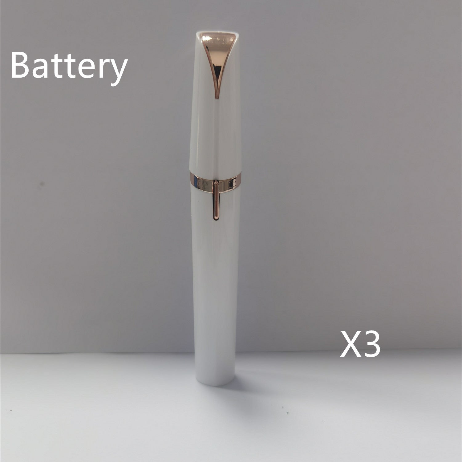 Mini Electric Eyebrow Trimmer Pen with LED Light & Painless Razor