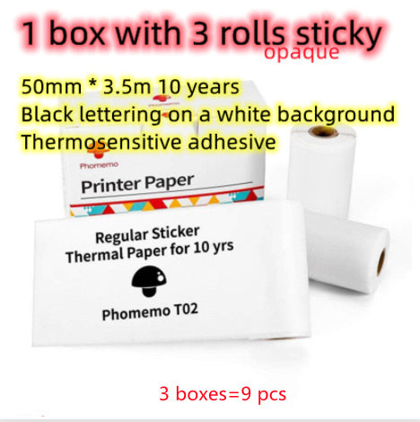 Portable Mini Thermal Label Printer Bluetooth Inkless Photo Printer