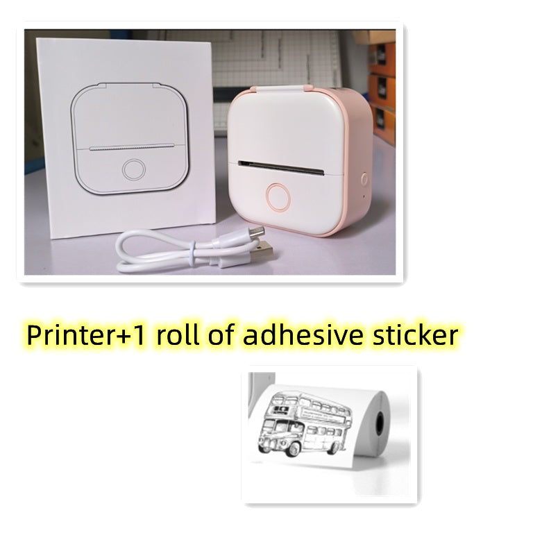 Portable Mini Thermal Label Printer Bluetooth Inkless Photo Printer