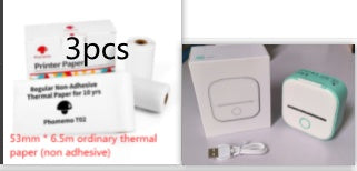 Portable Mini Thermal Label Printer Bluetooth Inkless Photo Printer