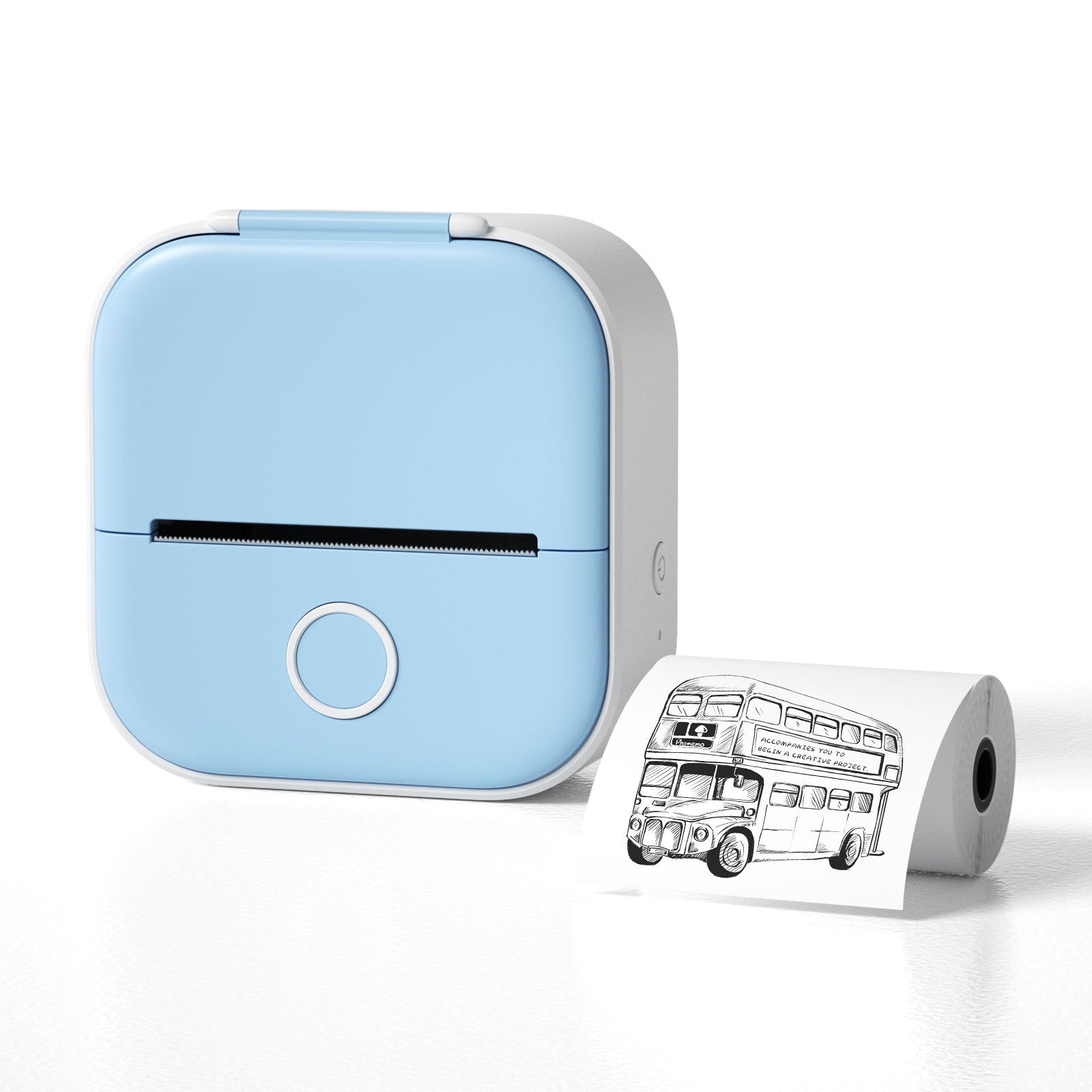 Portable Mini Thermal Label Printer Bluetooth Inkless Photo Printer