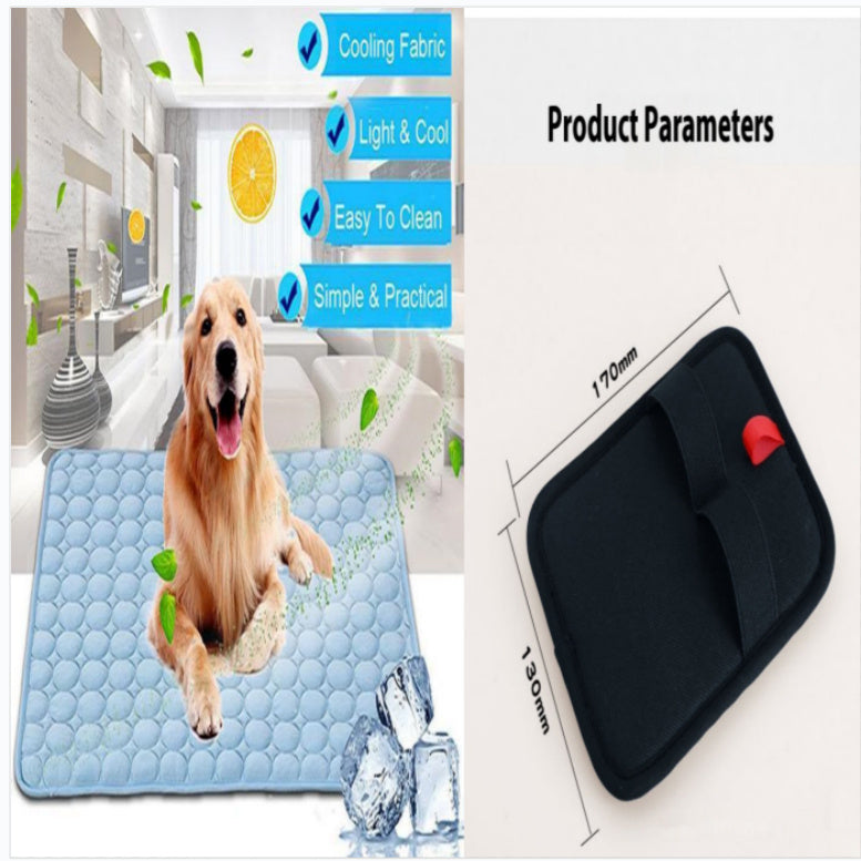 Pet Dog Cat Cooling Pad Ice Silk Summer silk fibers Cold Nest Cushion Mat