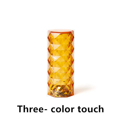 Crystal Lamp – USB Touch Dimming Night Light & Rose Projector