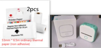 Portable Mini Thermal Label Printer Bluetooth Inkless Photo Printer