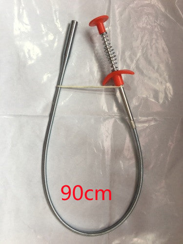 60CM Sewer Dredger Spring Pipe Cleaner Drain Clog Remover Tool