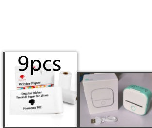 Portable Mini Thermal Label Printer Bluetooth Inkless Photo Printer