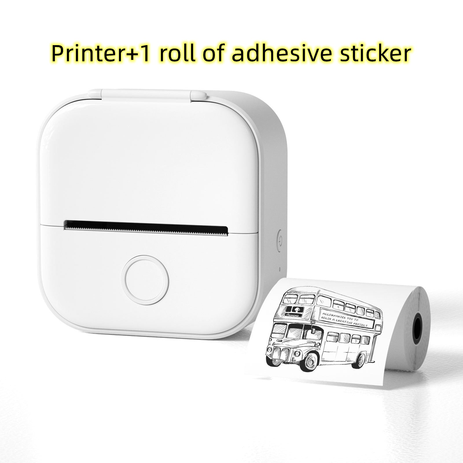 Portable Mini Thermal Label Printer Bluetooth Inkless Photo Printer
