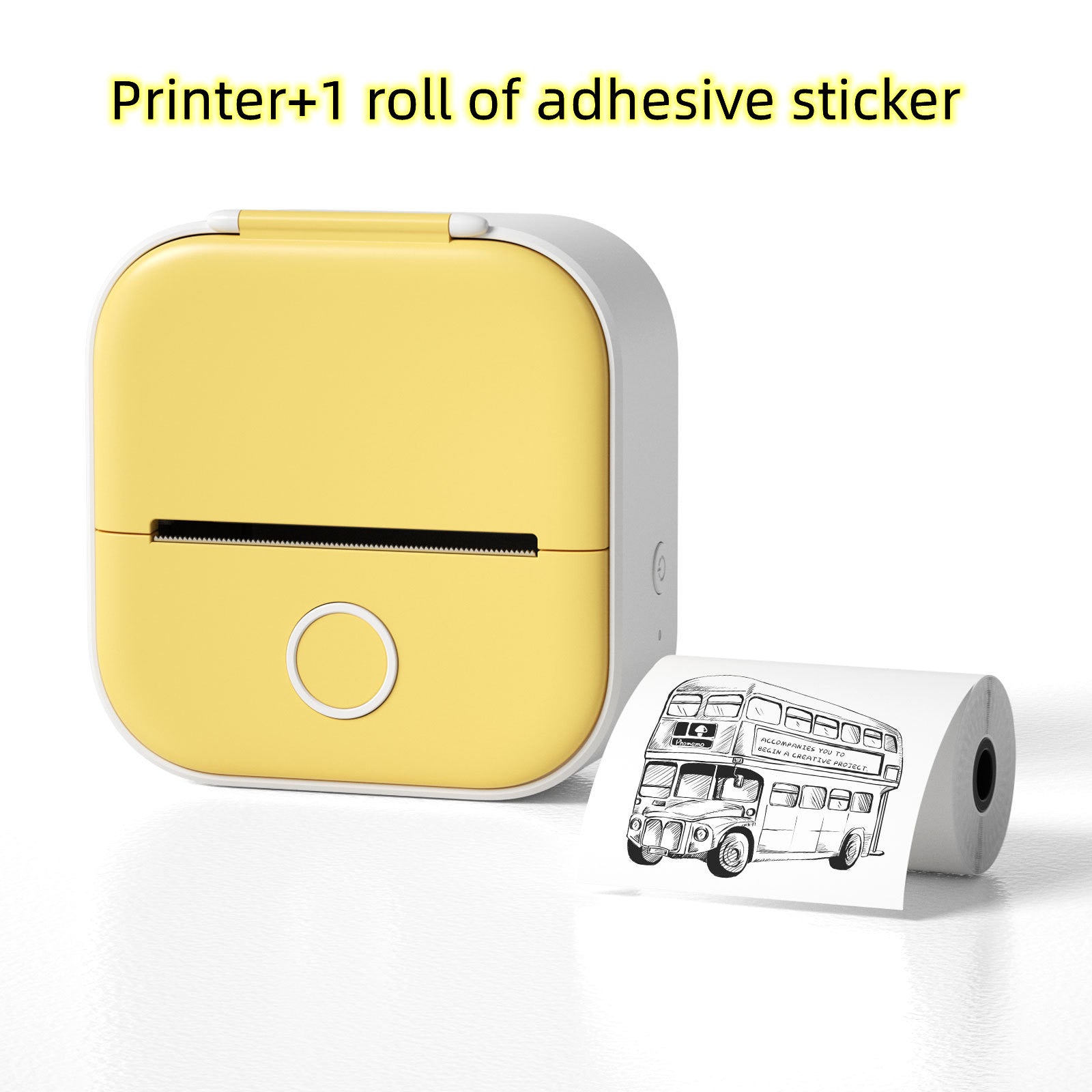Portable Mini Thermal Label Printer Bluetooth Inkless Photo Printer